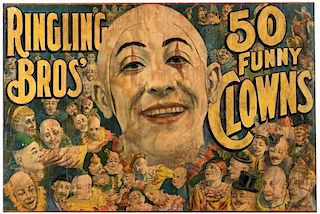 Ringling Brothers. 50 Funny Clowns