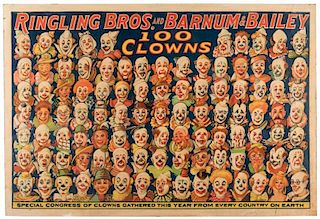 Ringling Brothers and Barnum & Bailey. 100 Clowns.