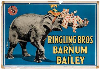 Ringling Brothers and Barnum & Bailey. Group of Four Circus Posters