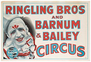 Ringling Brothers and Barnum & Bailey. Two Clown Posters.