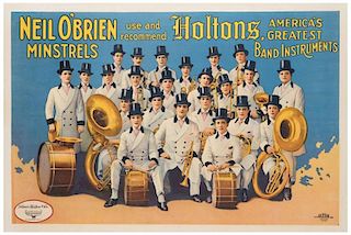 Neil O'Brien Minstrels Use and Recommend Holtons Band Instruments.