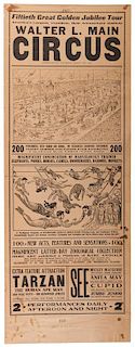 Collection of More than 15 Circus Broadsides.