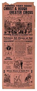 Group of Circus and Show Broadsides, a Herald, and Journal.