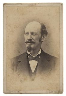 Cabinet Card Photograph of James A. Bailey.