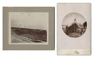 Two Adam Forepaugh and Sells Brothers Circus Cabinet Cards.