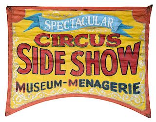 Spectacular Circus Side Show. Museum Ð Menagerie.