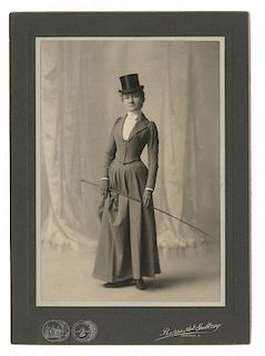 Group of Twelve Antique and Vintage Photographs of Circus Performers.