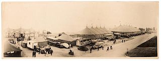 Seils-Sterling Circus and Sideshow Panoramic Photo.