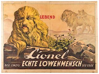 Lionel. The World's Only True Lion-Man of the Hohlenstein Stadel.