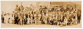 Buck Taylor's Circus and Rodeo Cast Photograph.