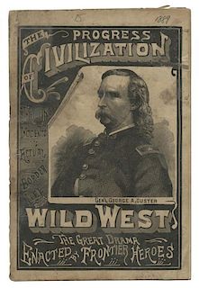Forepaugh's Circus Program with Custer Cover.