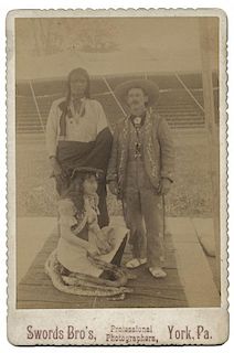 Frontiersman, Native American Chief, and Snake Charmer Photo.