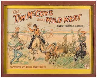 Col. Tim McCoy's Real Wild West. Cowboys of Three Continents.