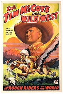 Col. Tim McCoy's Real Wild West. The Winning of the West.