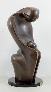 SENDOWSKI, Moshe. Bronze. "Motherhood".