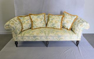 Vintage George Smith Upholstered Sofa.