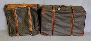 Two Pieces of Vintage Louis Vuitton Luggage.