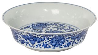 Chinese Blue and White Porcelain Pomegranate Bowl