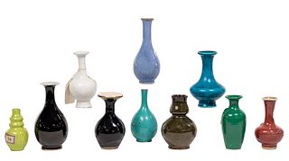 Chinese Pottery Vase Assortment