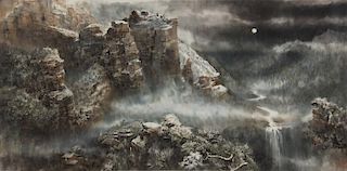 Zhao Wuchao (Chinese, b. 1944) Landscape Painting