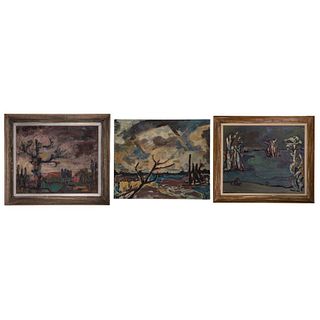 Fannie Burgheim Blumberg (American, 1894-1964) Oils on Canvas