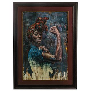 Tim Okamura (Canadian, b.1968) 'Rosie No. 1' Giclee Reproduction Print on Paper