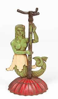 Art Deco Cast Iron Mermaid Lawn Sprinkler