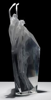 Frederick Hart (American, 1943-1999) 'Spirit of Victory' Lucite Sculpture