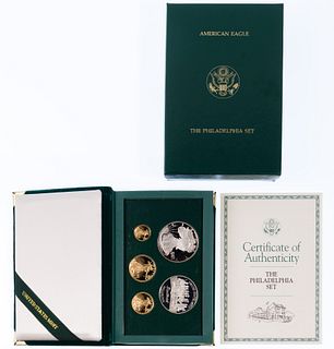 1993 Gold and Silver American Eagle 'The Philadelphia Set'