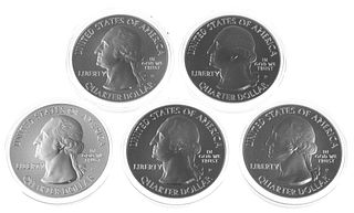 2013 America the Beautiful 5ozt. Coin Assortment