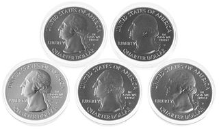 2013 America the Beautiful 5ozt. Coin Assortment