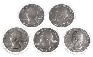2014 America the Beautiful 5ozt. Coin Assortment