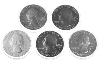 2015 America the Beautiful 5ozt. Coin Assortment