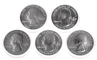2017 America the Beautiful 5ozt. Coin Assortment