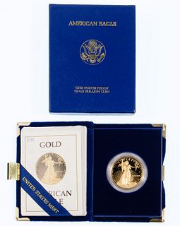 1989-W $50 Gold American Eagle Proof Bullion Coin
