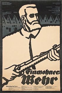 Max Jacoby (German, b. 1919) "Einwohner Wehr"
