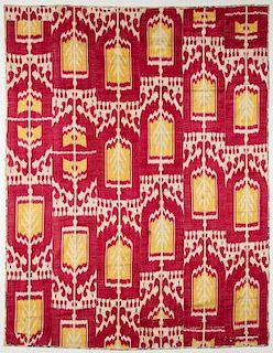 19th c. Central Asian Silk Ikat
