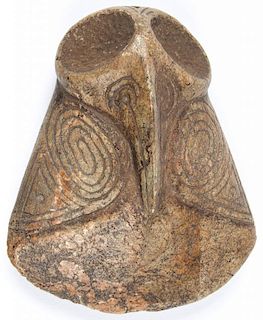 Taino Owl Figural Ax  (1000-1500 CE)
