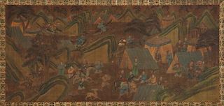 Large Antique Chinese/Mongolian Painting