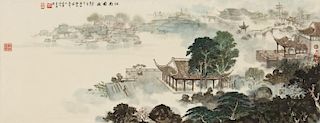 Chinese Riverside Painting