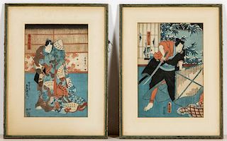 2 Japanese Woodblock Prints