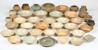 Large Collection of Antique Chinese Bowls