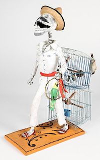 Felipe Linares (Mexican, b. 1936) Veracruzan Skeleton Man