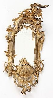 Rococo Style Bronze Mirror