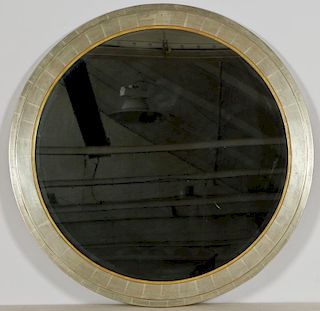 Large Diameter Silver Leaf Mirror