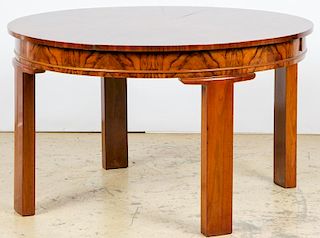 Art Deco Rosewood Veneer Center Table