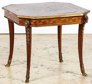 French Marquetry Low Table