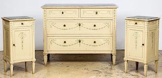 Continental Paint Decorated Cabinetry Suit