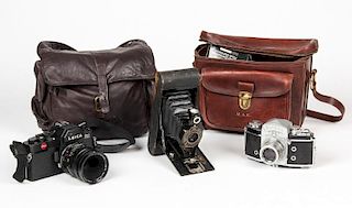 Vintage Photography Lot: Leica, Exakta, and Kodak Cameras