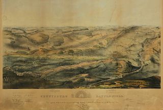 Bachelder's Gettysburg Battle-Field Map, 1863